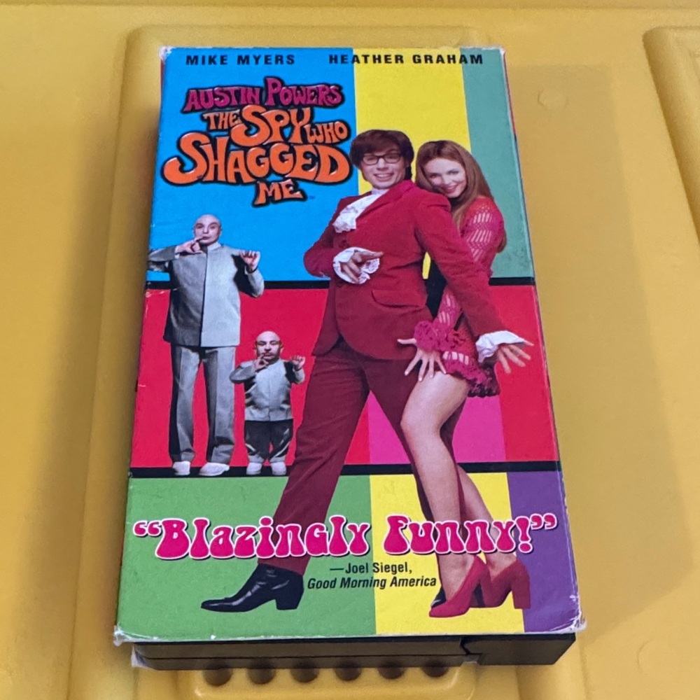 Austin Powers The Spy Who Shagged Me VHS Tape